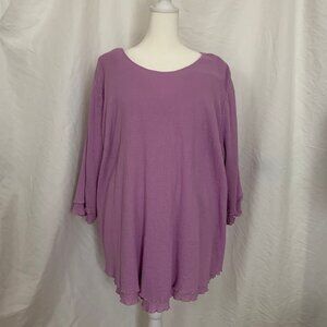 Soft Surroundings lavender tunic, 2X